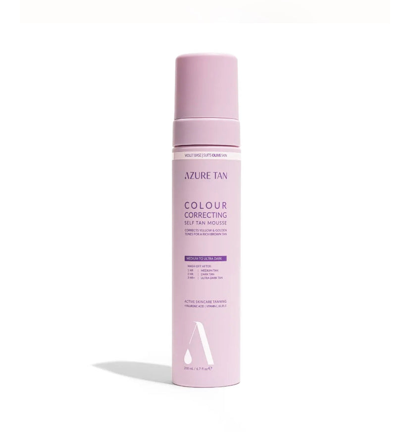 AZURE TAN Self Tan Mousse ? Violet Base ? Medium To Ultra Dark